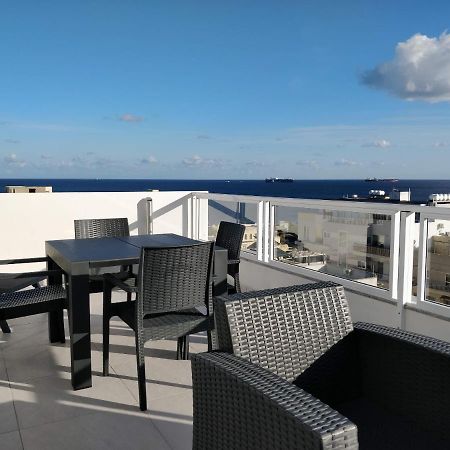 Апартаменты Sea View Penthouse With Large Terrace Irom1-1 Марсаскала Экстерьер фото