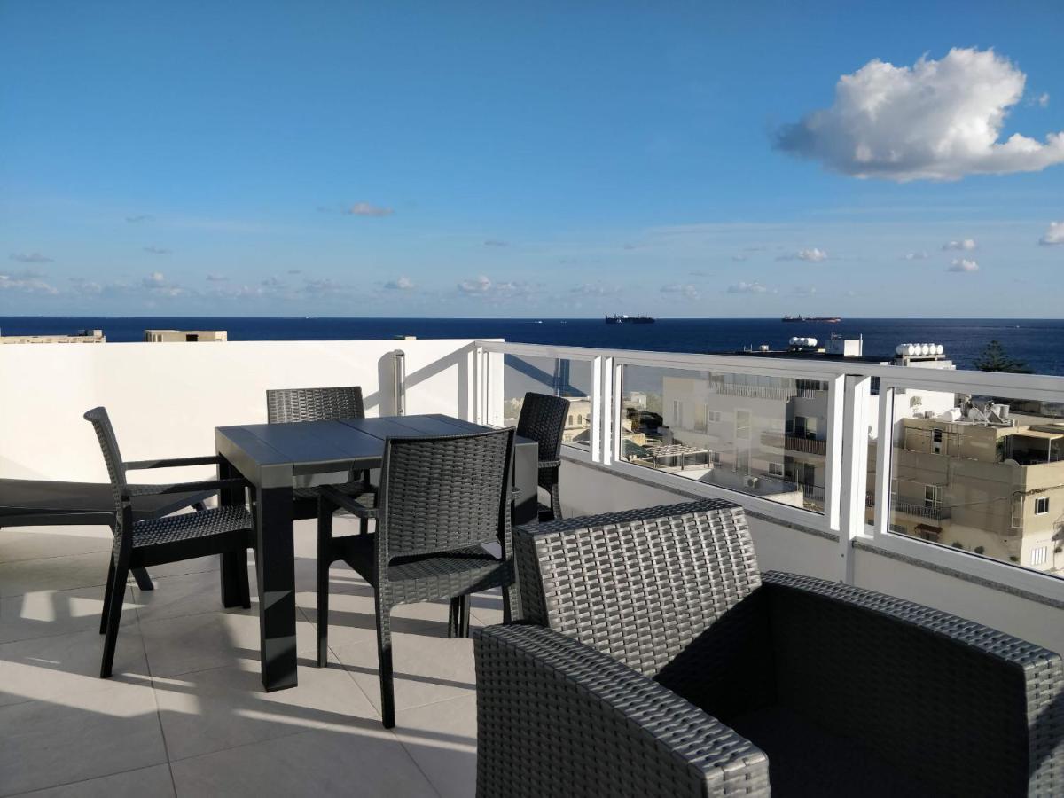 Апартаменты Sea View Penthouse With Large Terrace Irom1-1 Марсаскала Экстерьер фото