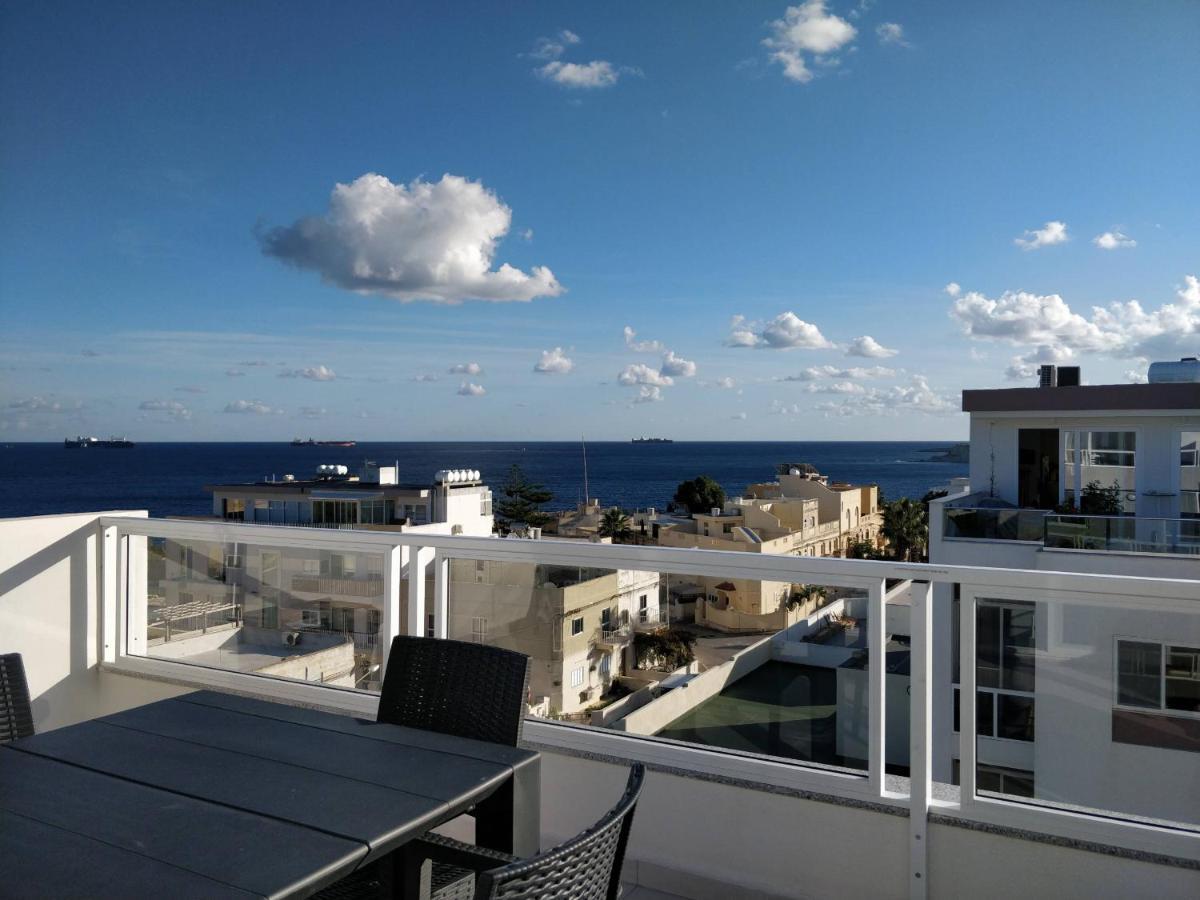 Апартаменты Sea View Penthouse With Large Terrace Irom1-1 Марсаскала Экстерьер фото