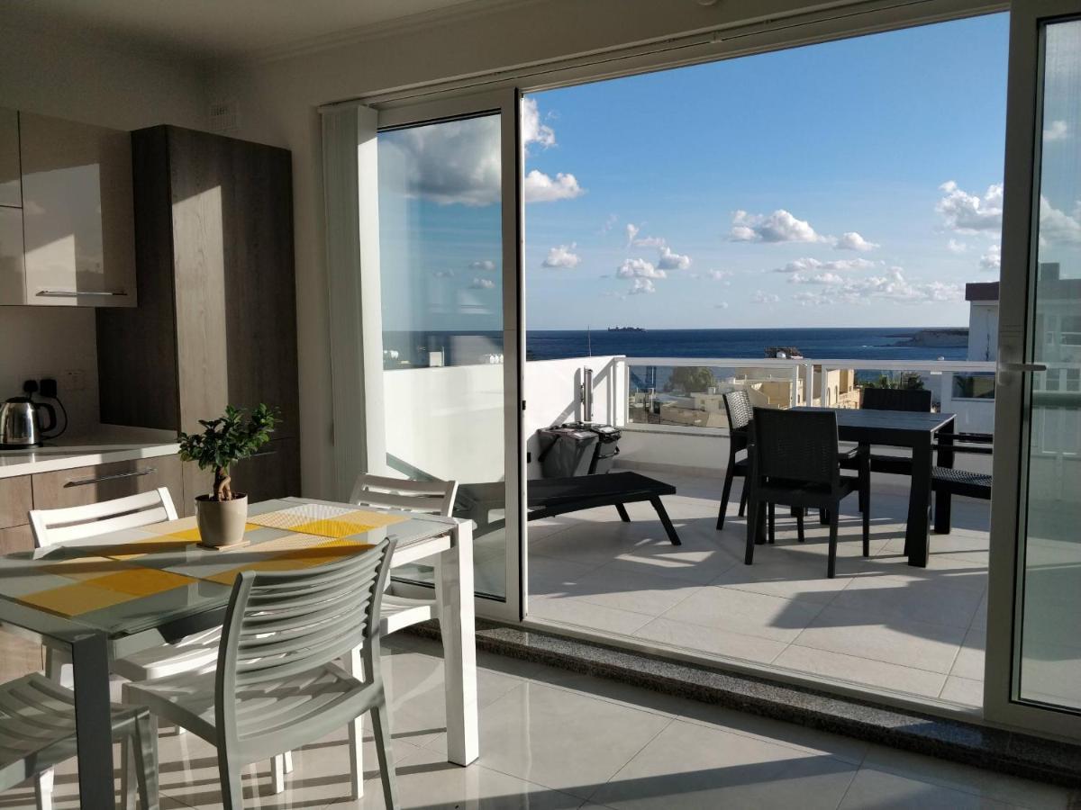 Апартаменты Sea View Penthouse With Large Terrace Irom1-1 Марсаскала Экстерьер фото